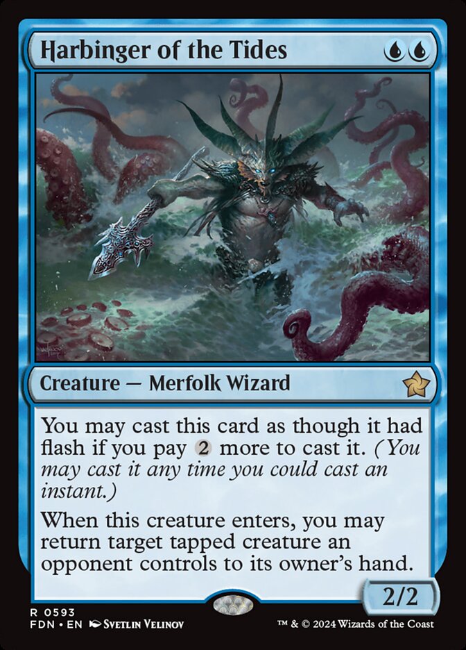 Magic the Gathering Card - Harbinger of the Tides - MTG Circle