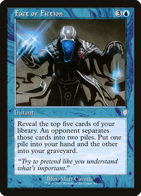 Magic the Gathering Card - Fact or Fiction - MTG Circle