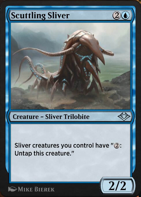Magic the Gathering Card - Scuttling Sliver - MTG Circle