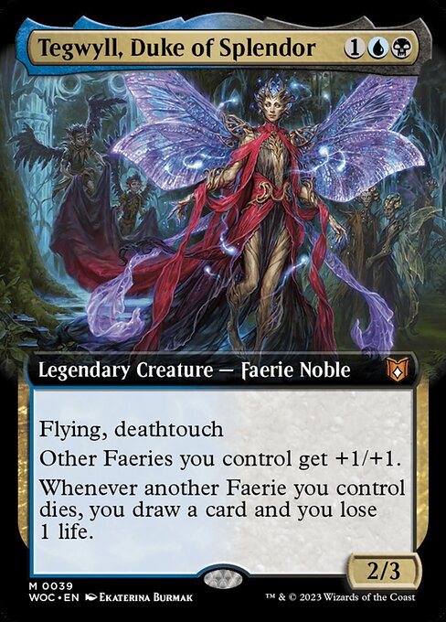 Magic the Gathering Card - Tegwyll, Duke of Splendor - MTG Circle