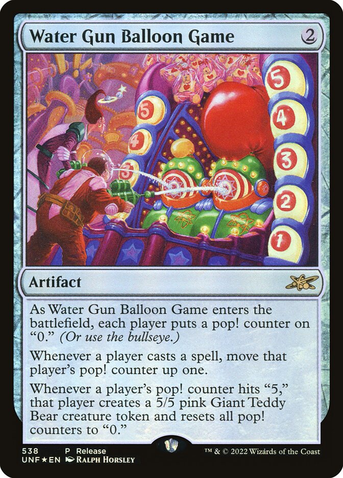 Magic the Gathering Card - Water Gun Balloon Game - MTG Circle