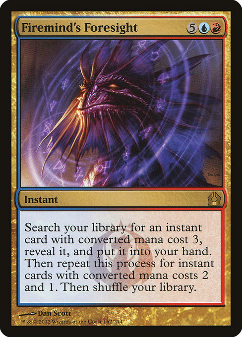 Magic the Gathering Card - Firemind's Foresight - MTG Circle