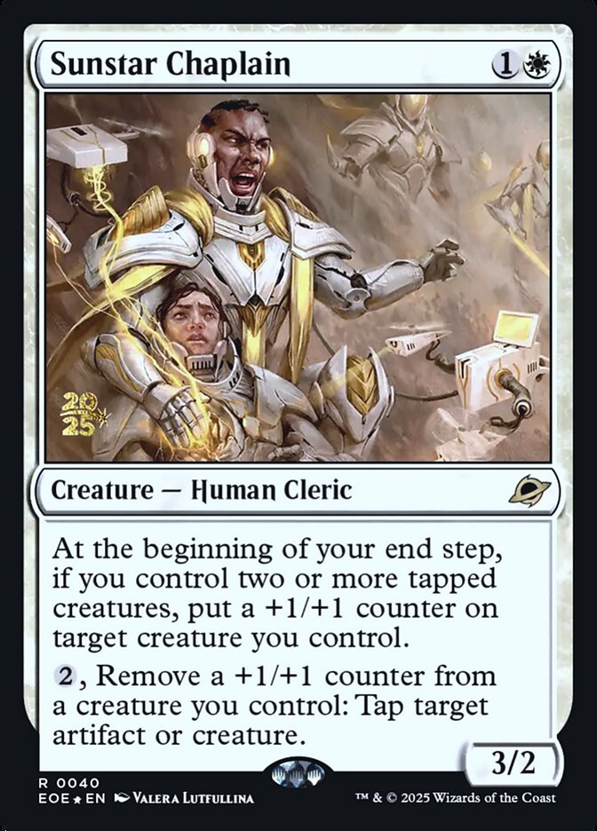 Magic the Gathering Card - Sunstar Chaplain - MTG Circle