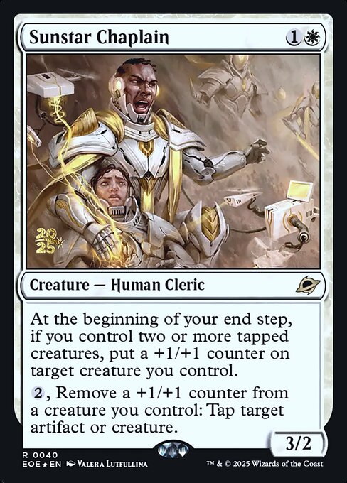 Magic the Gathering Card - Sunstar Chaplain - MTG Circle