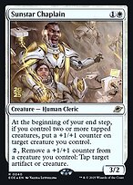 Magic the Gathering Card - Sunstar Chaplain - MTG Circle