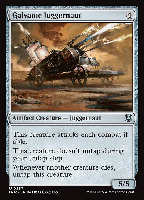 Magic the Gathering Card - Galvanic Juggernaut - MTG Circle
