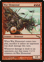 Magic the Gathering Card - War Elemental - MTG Circle