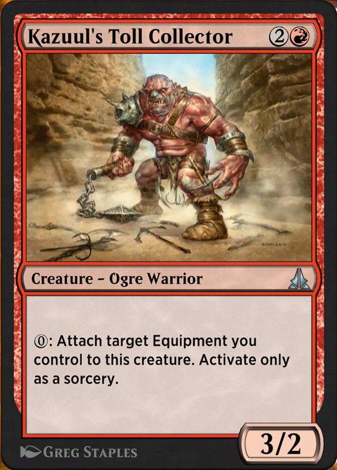 Magic the Gathering Card - Kazuul's Toll Collector - MTG Circle