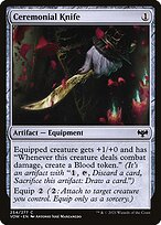 Magic the Gathering Card - Ceremonial Knife - MTG Circle