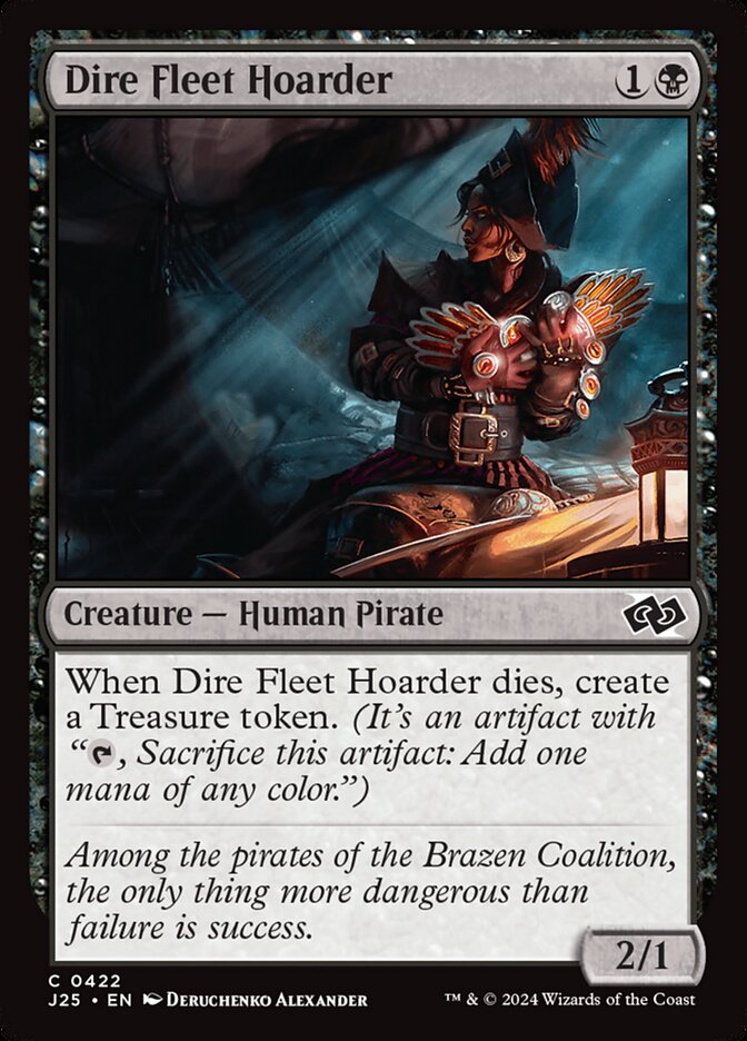 Magic the Gathering Card - Dire Fleet Hoarder - MTG Circle