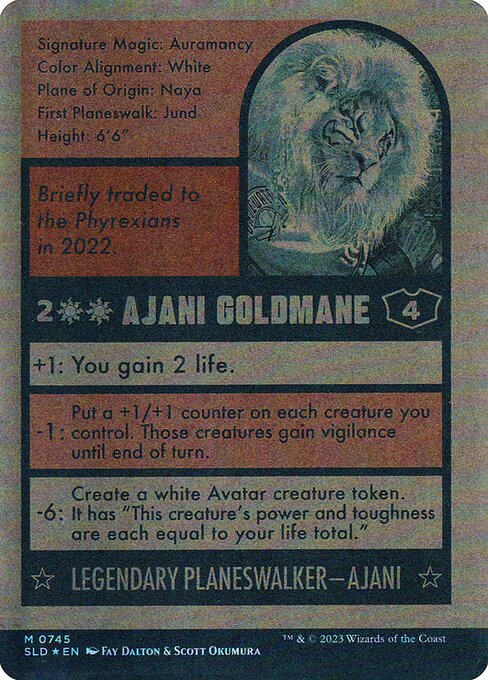 Magic the Gathering Card - Ajani Goldmane - MTG Circle