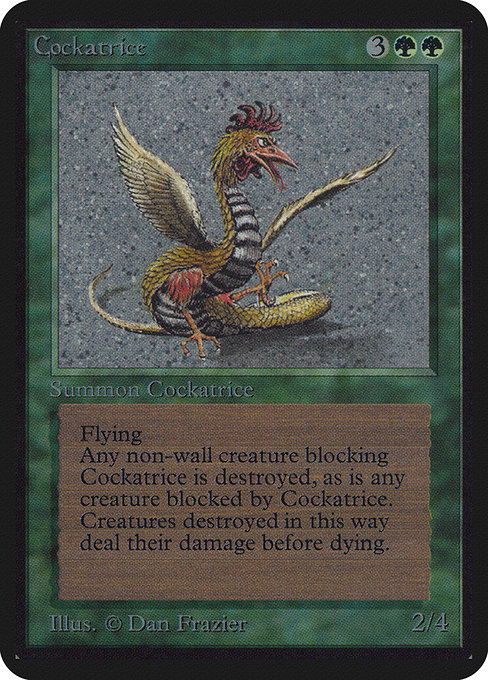 Magic the Gathering Card - Cockatrice - MTG Circle