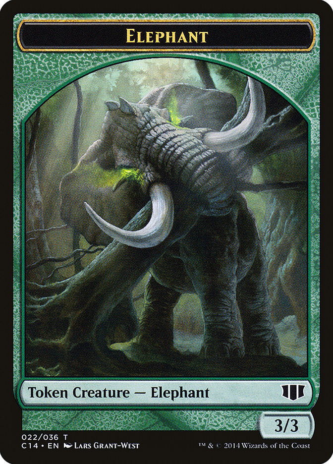 Magic the Gathering Card - Elephant - MTG Circle