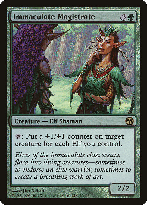 Magic the Gathering Card - Immaculate Magistrate - MTG Circle