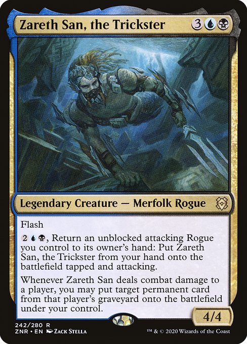 Magic the Gathering Card - Zareth San, the Trickster - MTG Circle