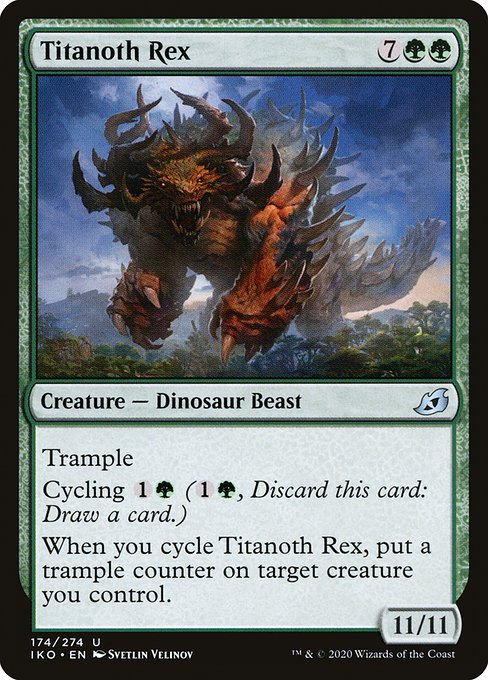 Magic the Gathering Card - Titanoth Rex - MTG Circle