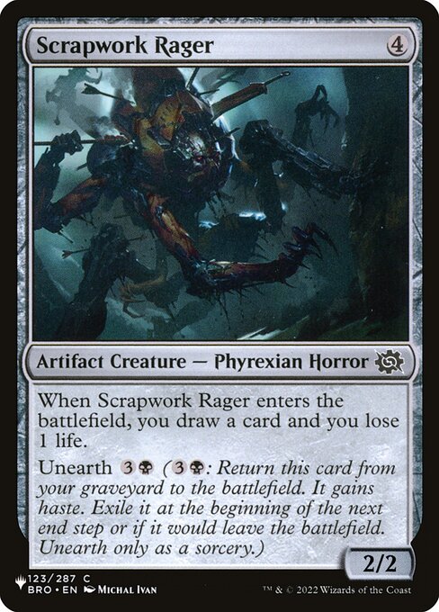 Magic the Gathering Card - Scrapwork Rager - MTG Circle