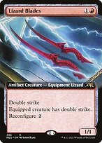 Magic the Gathering Card - Lizard Blades - MTG Circle