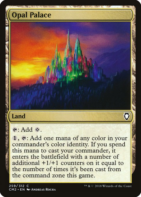 Magic the Gathering Card - Opal Palace - MTG Circle