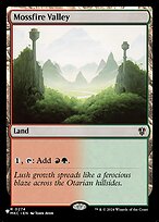 Magic the Gathering Card - Mossfire Valley - MTG Circle