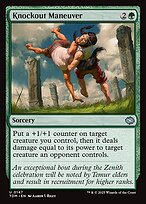 Magic the Gathering Card - Knockout Maneuver - MTG Circle