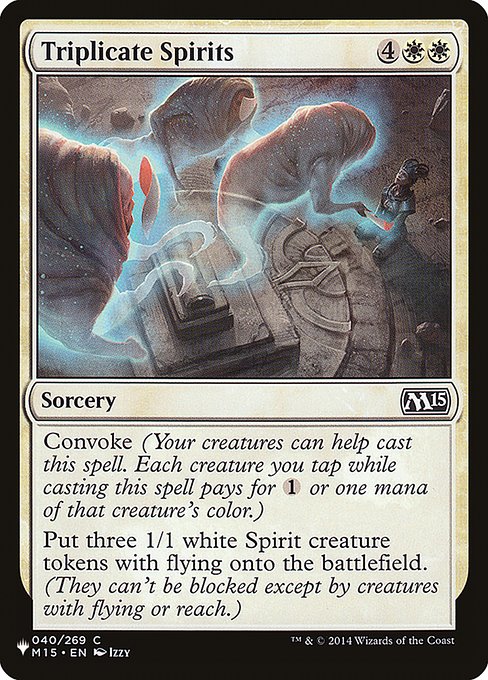 Magic the Gathering Card - Triplicate Spirits - MTG Circle