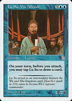 Magic the Gathering Card - Lu Su, Wu Advisor - MTG Circle