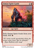 Magic the Gathering Card - Simian Spirit Guide - MTG Circle