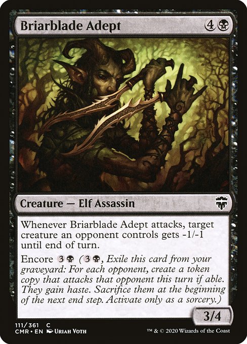 Magic the Gathering Card - Briarblade Adept - MTG Circle