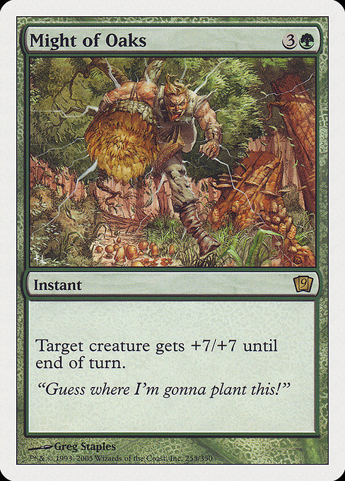 Magic the Gathering Card - Might of Oaks - MTG Circle