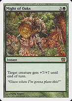 Magic the Gathering Card - Might of Oaks - MTG Circle