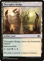 Magic the Gathering Card - Thornglint Bridge - MTG Circle