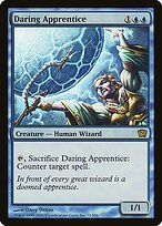 Magic the Gathering Card - Daring Apprentice - MTG Circle
