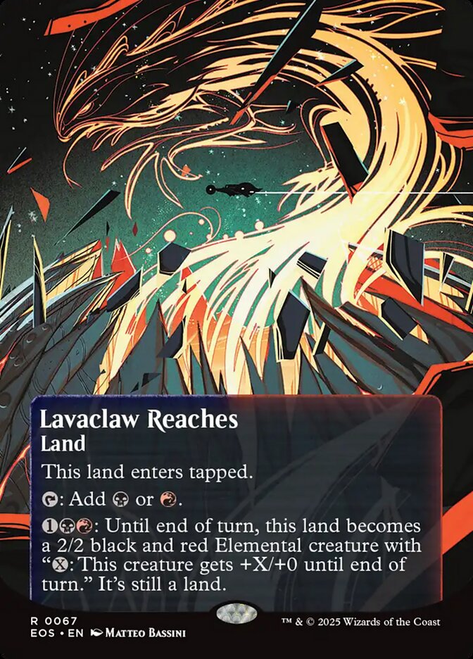 Magic the Gathering Card - Lavaclaw Reaches - MTG Circle