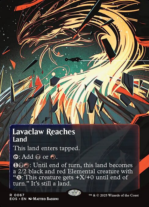 Magic the Gathering Card - Lavaclaw Reaches - MTG Circle