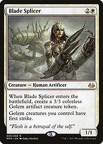 Magic the Gathering Card - Blade Splicer - MTG Circle