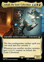 Magic the Gathering Card - Ashad, the Lone Cyberman - MTG Circle