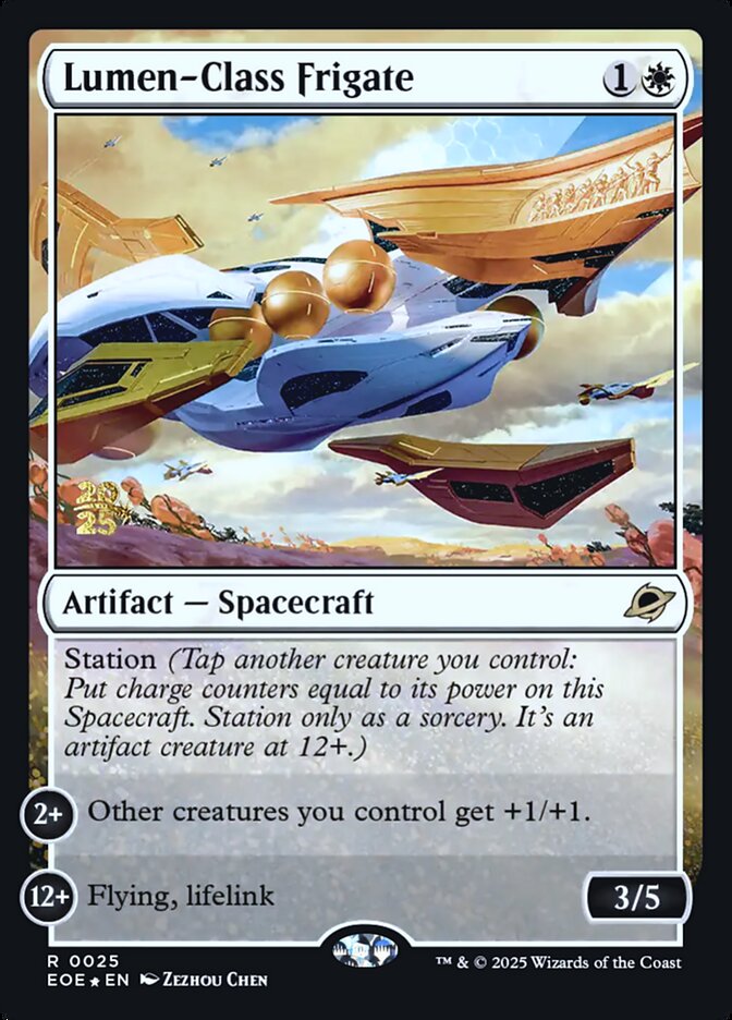 Magic the Gathering Card - Lumen-Class Frigate - MTG Circle