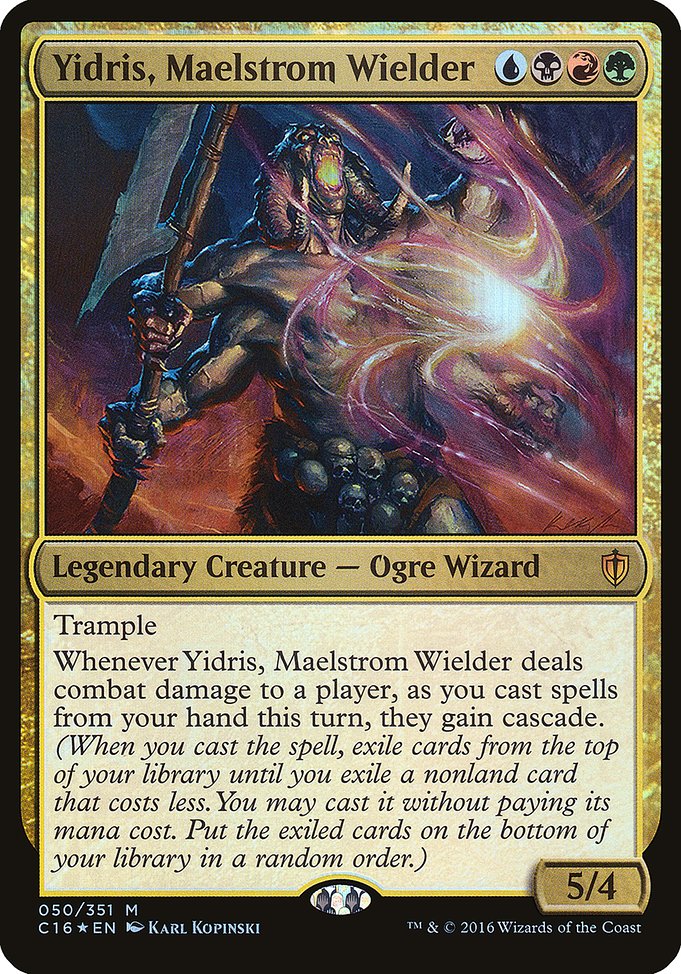 Magic the Gathering Card - Yidris, Maelstrom Wielder - MTG Circle