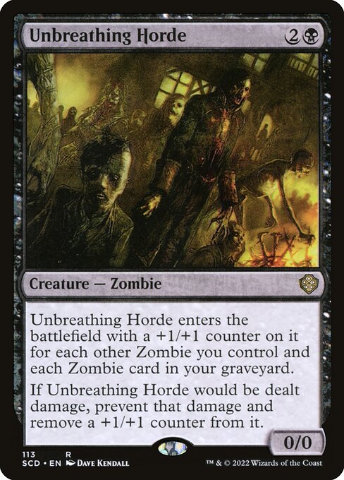 Magic the Gathering Card - Unbreathing Horde - MTG Circle