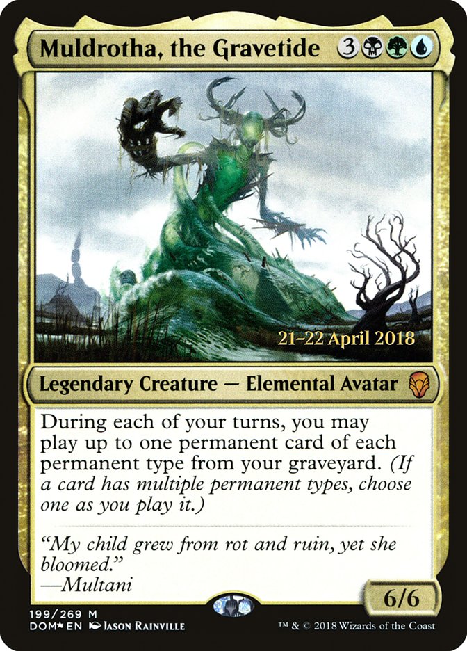 Magic the Gathering Card - Muldrotha, the Gravetide - MTG Circle