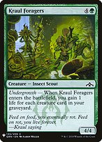 Magic the Gathering Card - Kraul Foragers - MTG Circle