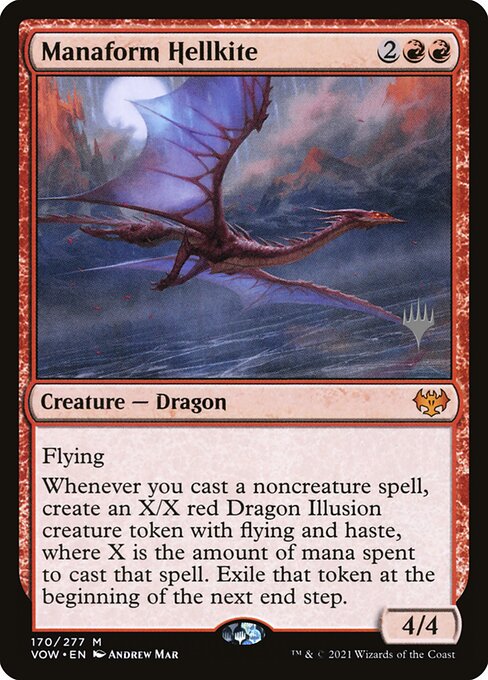 Magic the Gathering Card - Manaform Hellkite - MTG Circle