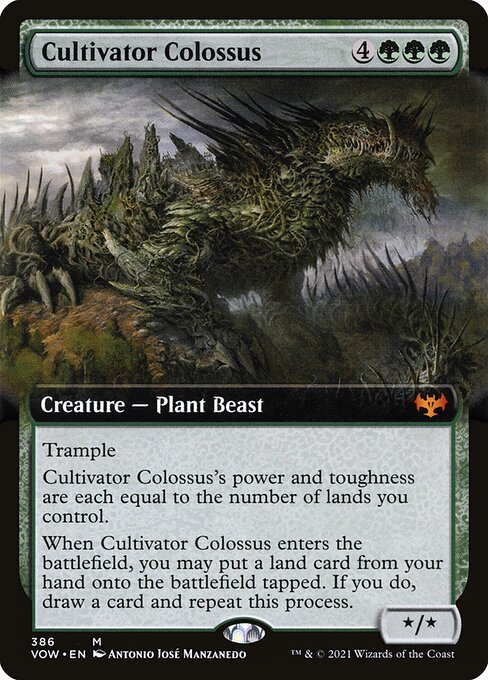 Magic the Gathering Card - Cultivator Colossus - MTG Circle