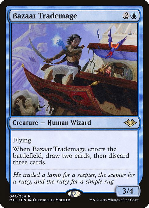 Magic the Gathering Card - Bazaar Trademage - MTG Circle