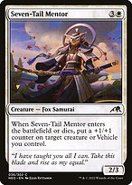Magic the Gathering Card - Seven-Tail Mentor - MTG Circle