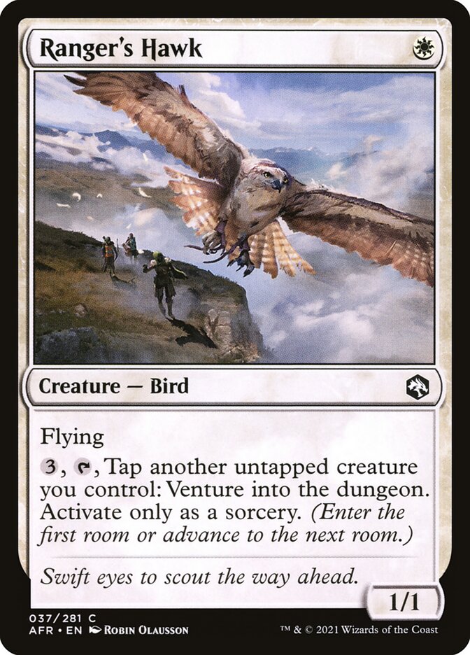 Magic the Gathering Card - Ranger's Hawk - MTG Circle