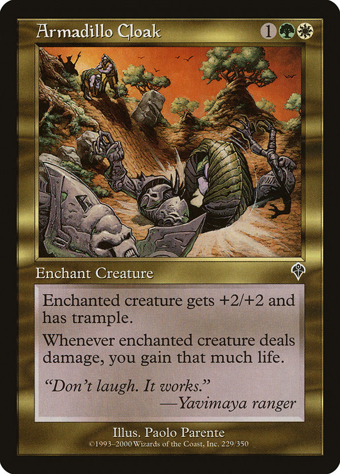 Magic the Gathering Card - Armadillo Cloak - MTG Circle
