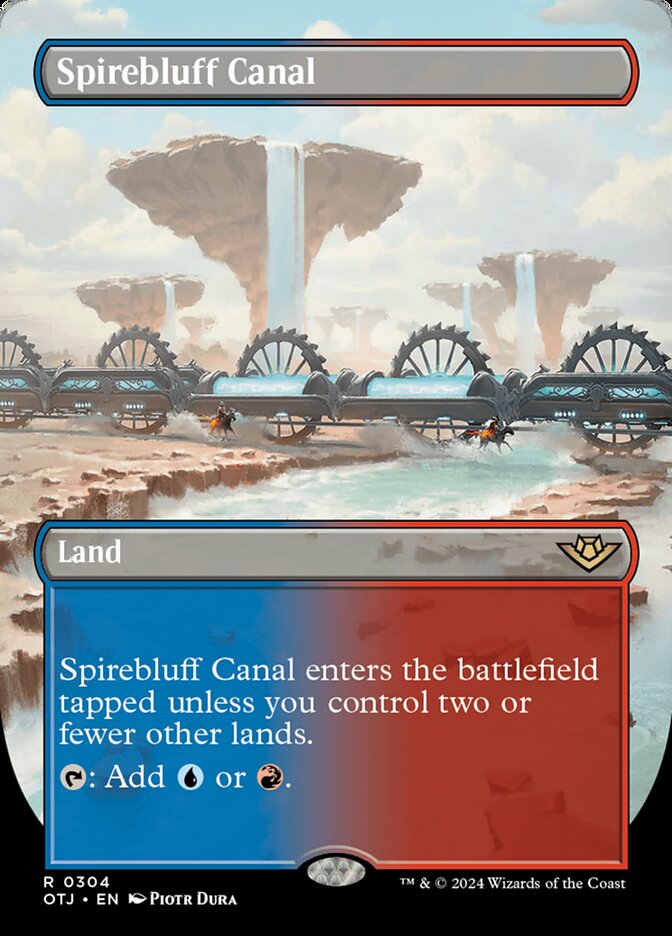 Magic the Gathering Card - Spirebluff Canal - MTG Circle