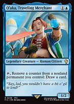 Magic the Gathering Card - O'aka, Traveling Merchant - MTG Circle